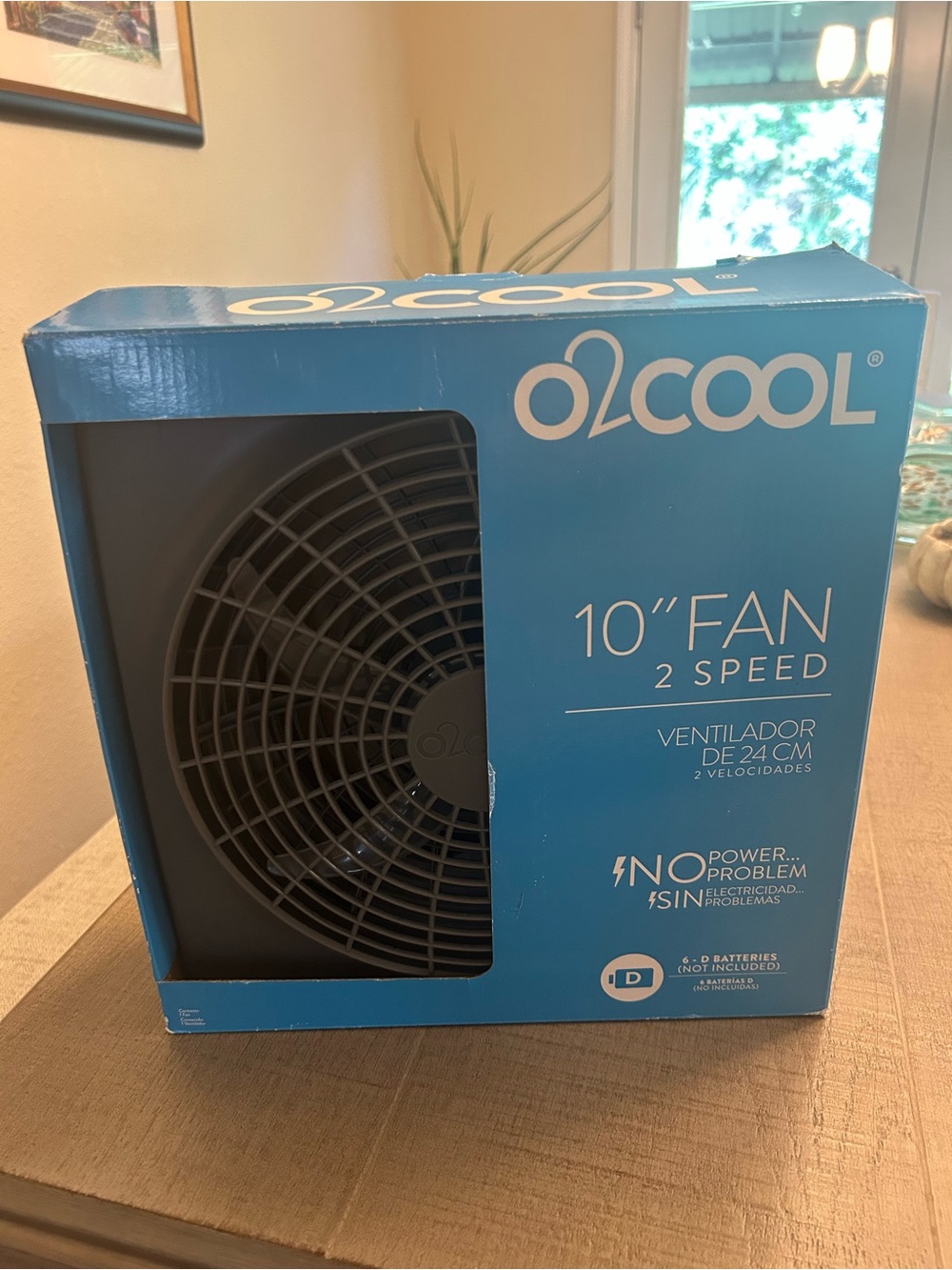 10" Portable Fan - Black
